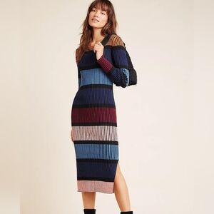 Dolan Anthropologie Lorna Midi Knit Dress Size XS